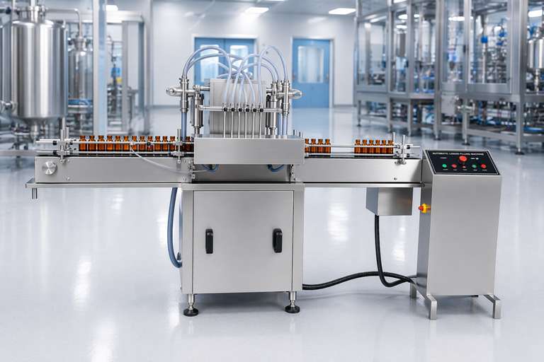 Automatic Liquid Syrup Filling Machine