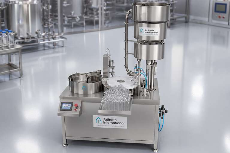 Vial Filling and Capping Machine