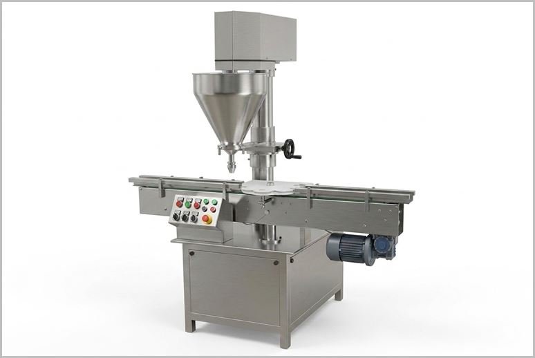 Dry Powder Filling Machine for Glass Bottles