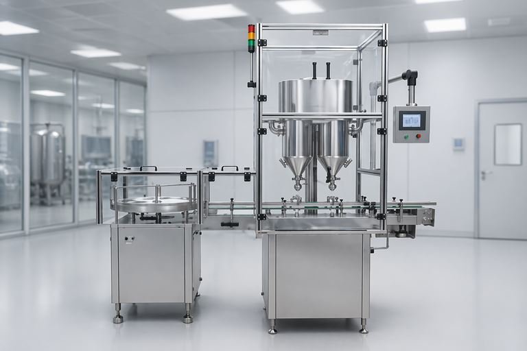 Single Auger Dry Syrup Filling Machine